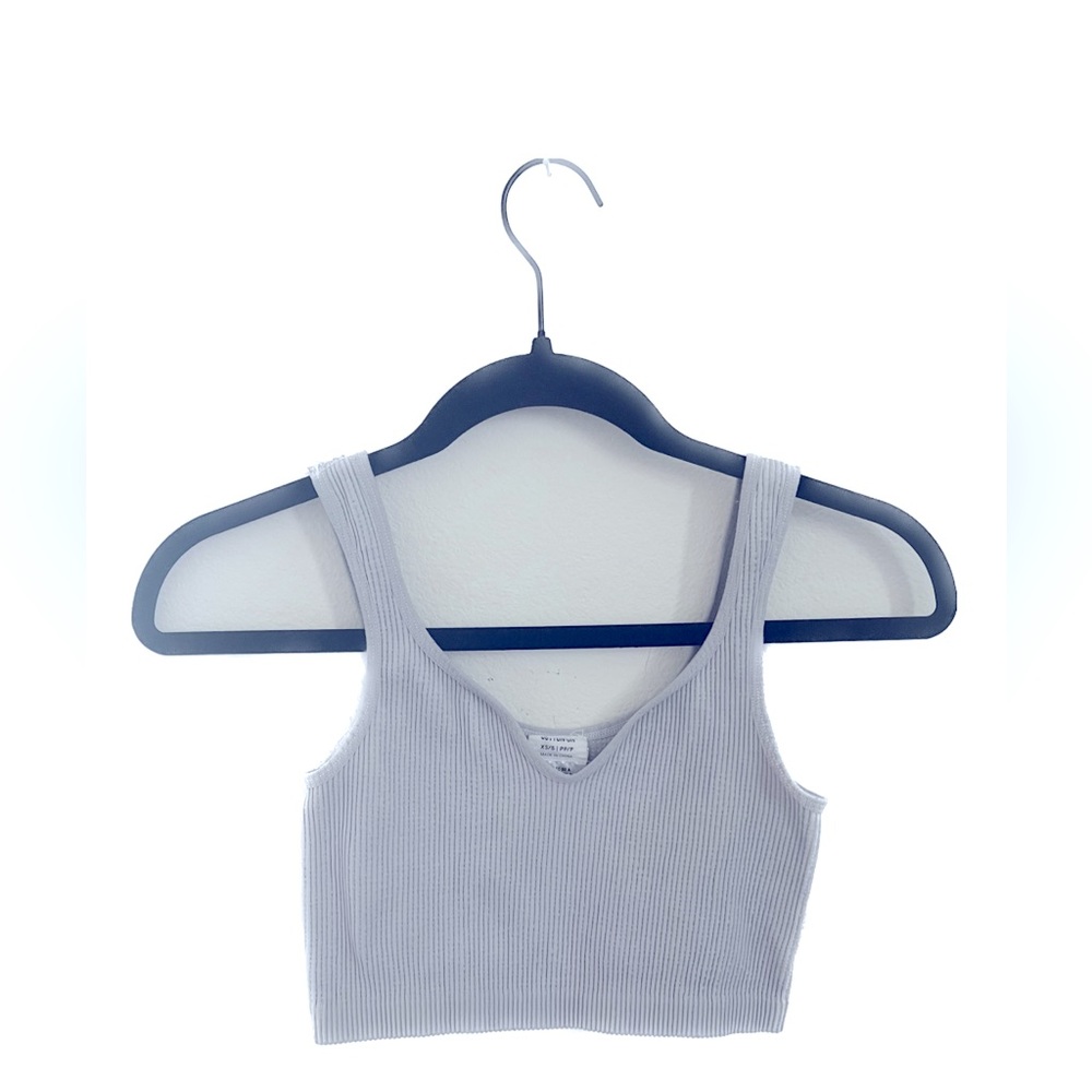 Off-white Croped Tank- Brand Cotton-on- Size XS/S